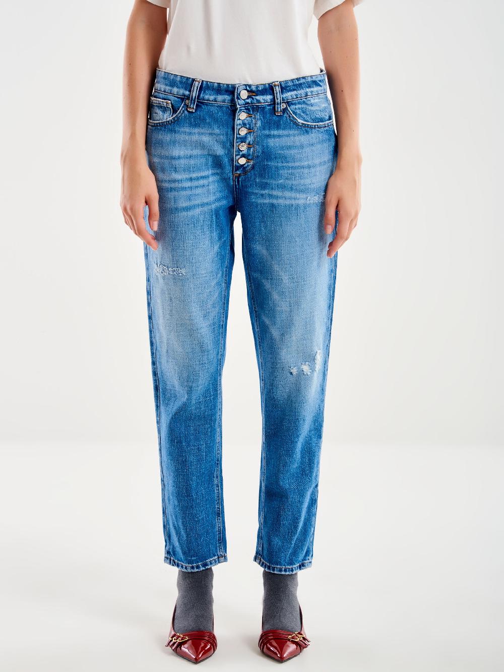 Vicolo Jeans Icon Piper Con Rotture Blu