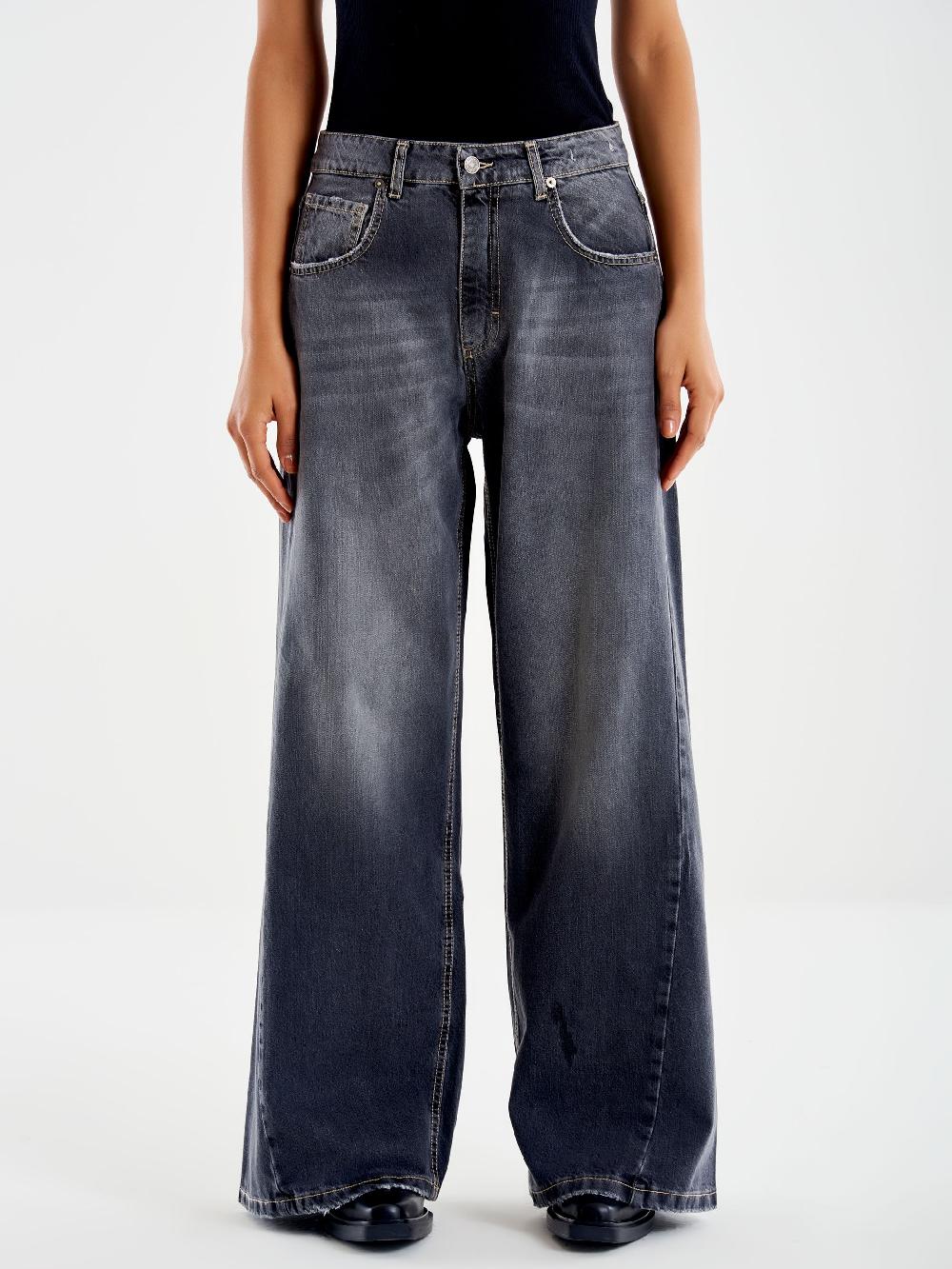 Vicolo Jeans Margaret Ampio Nero