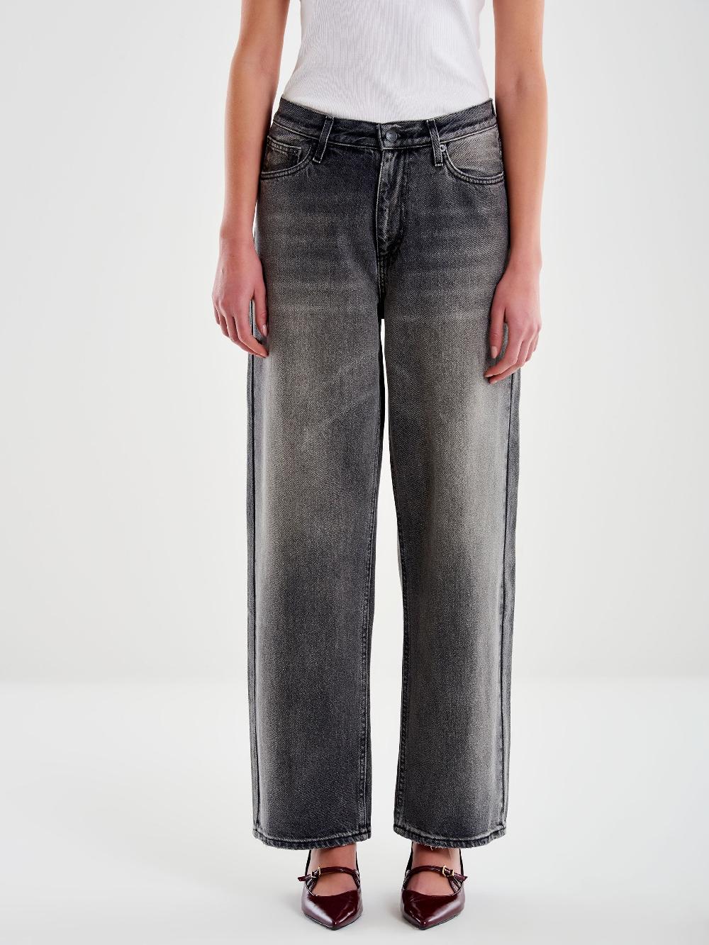 Vicolo Jeans Xenobia Ampio Grigio Grigio