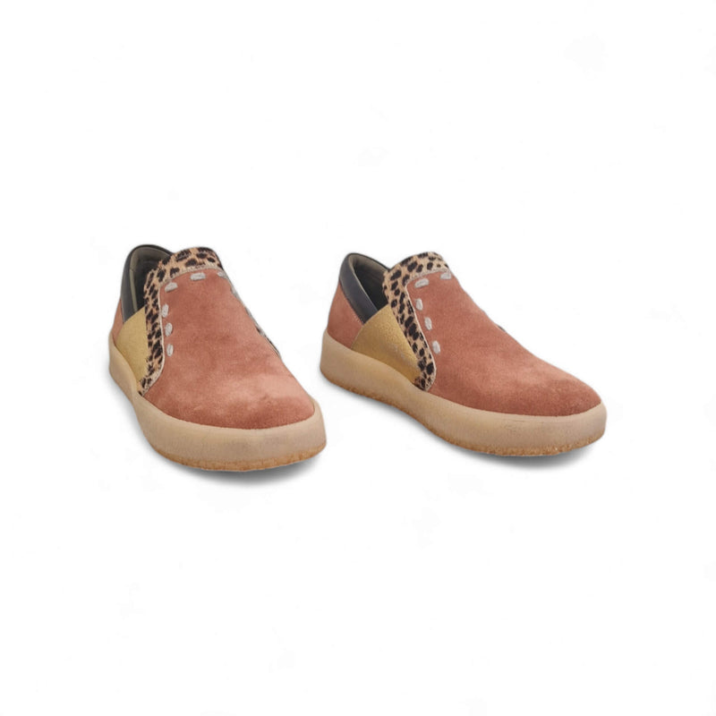 Viola Ricci Regina - slip on in pelle rosa antico animalier - smith