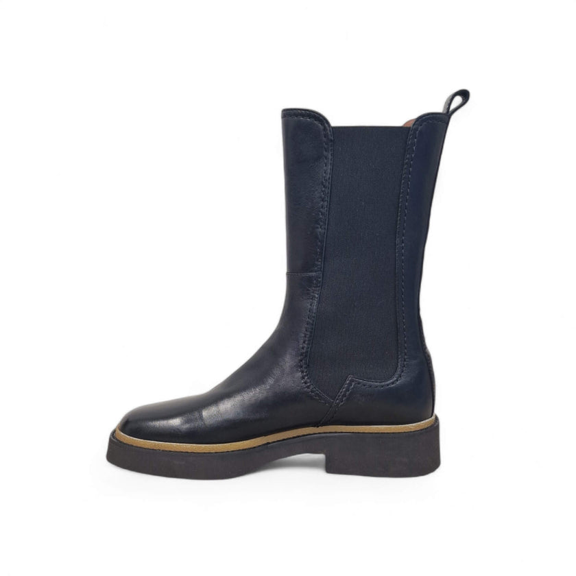 Viola Ricci Alice - Stivale Beatles In Pelle Nera