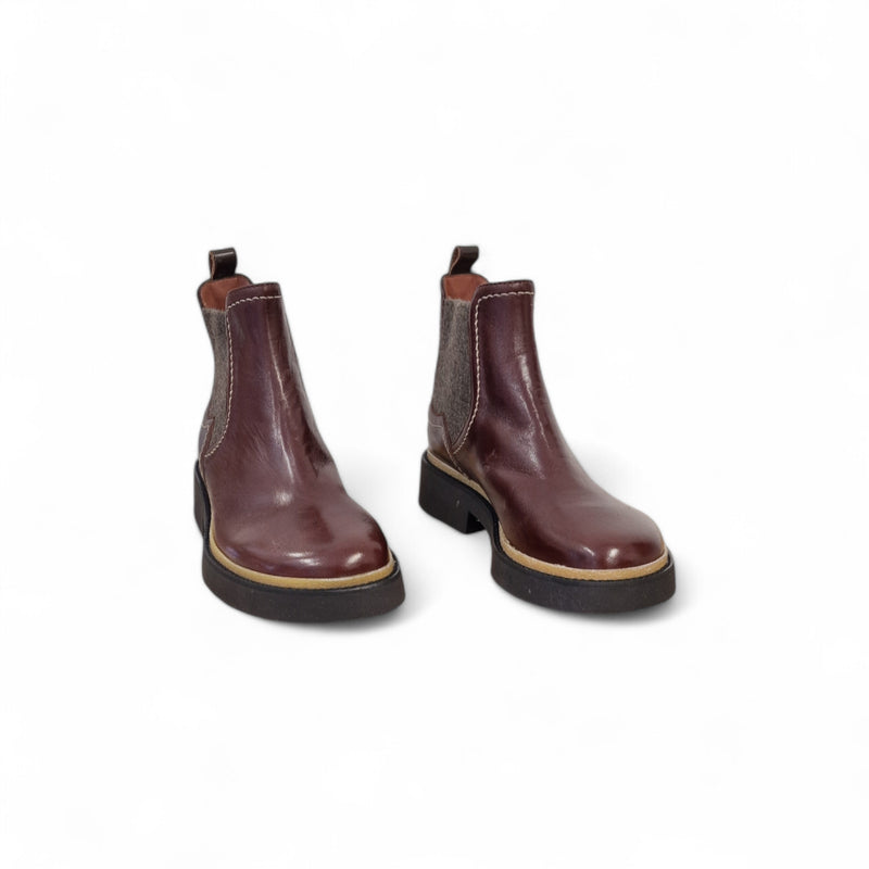 Viola Ricci Alice - Stivaletto beatles pelle mogano