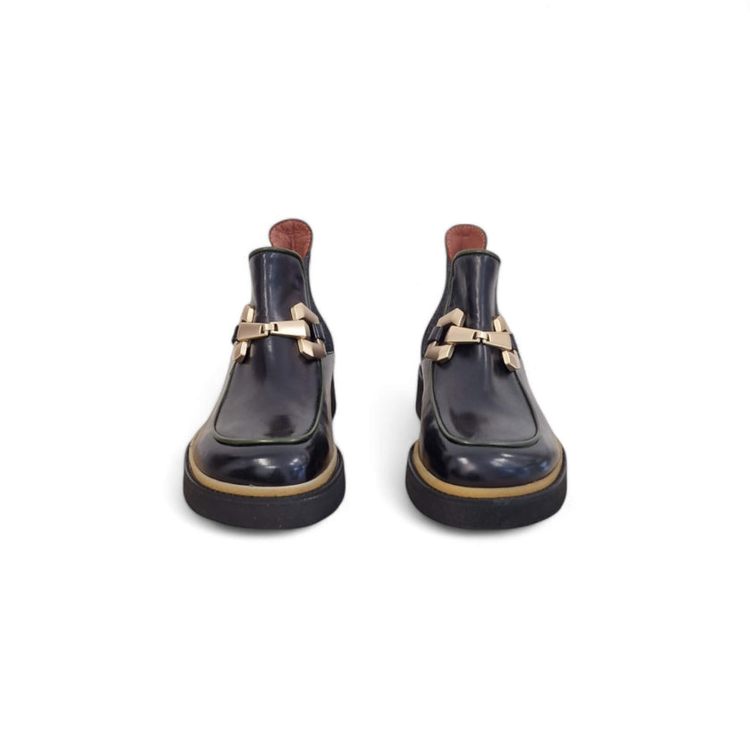 Viola Ricci Alice - Stivaletto Beatles Pelle Nera