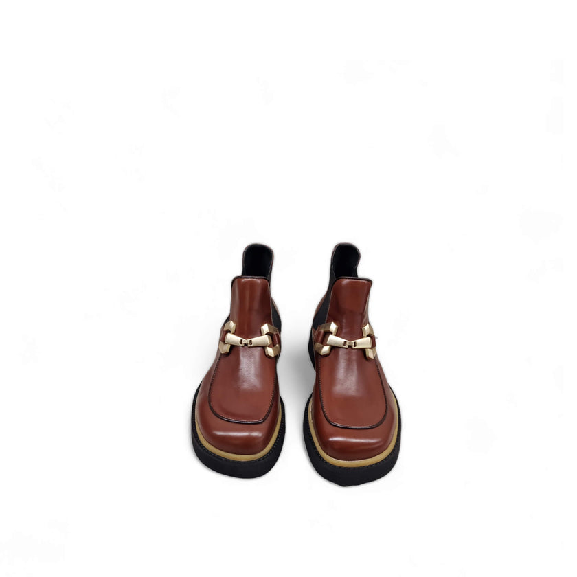 Viola Ricci Alice - Stivaletto Pelle Rhum