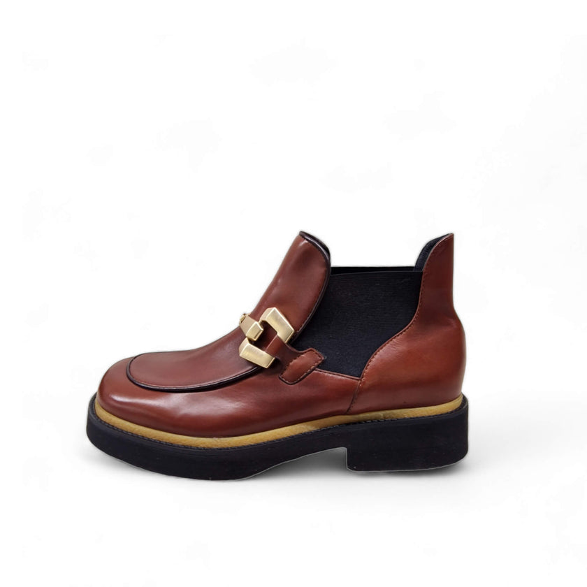 Viola Ricci Alice - Stivaletto Pelle Rhum