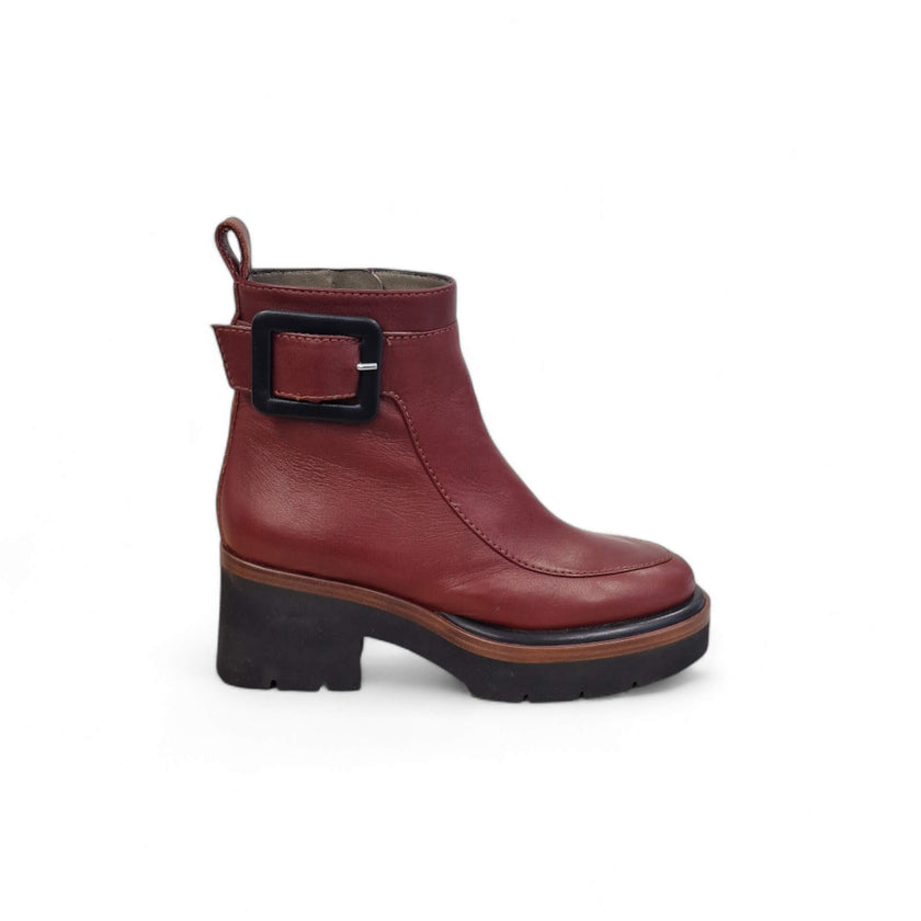 Viola Ricci Bianca - Stivalleto In Pelle Rhum