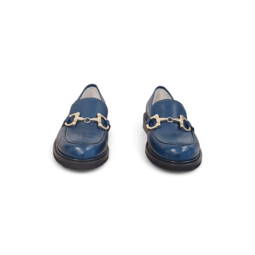 Viola Ricci Gaia - Mocassino Nappa Glove Bleu'