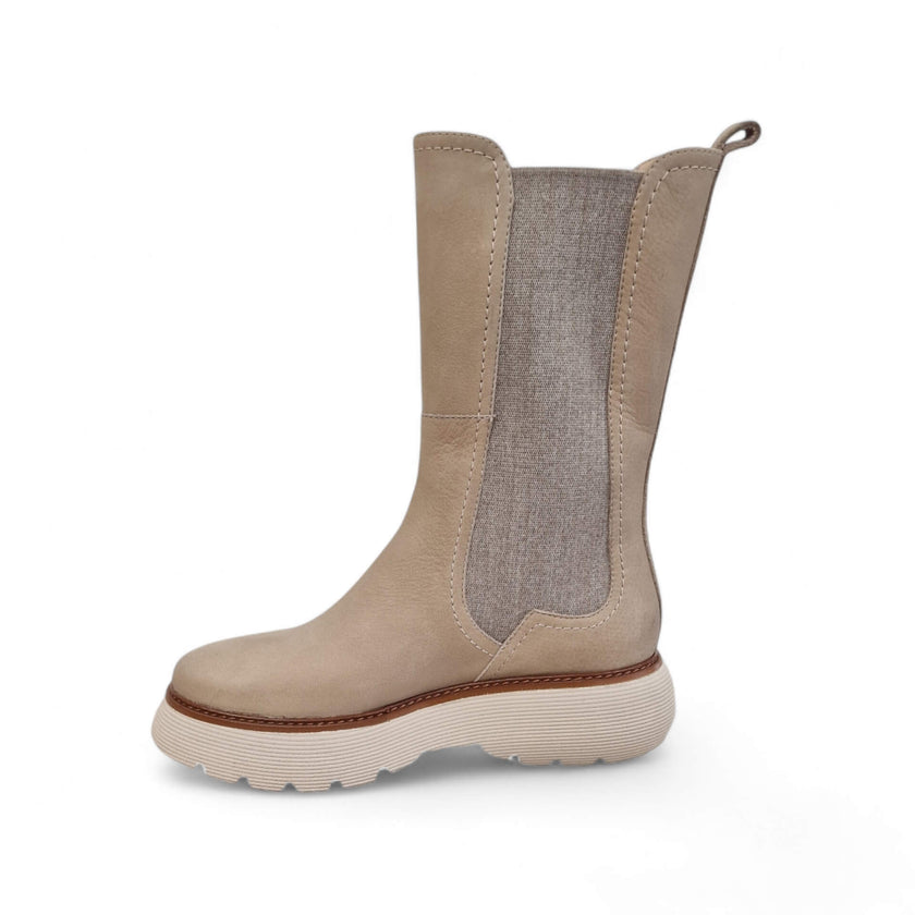 Viola Ricci Sally - Stivale In Pelle Beige