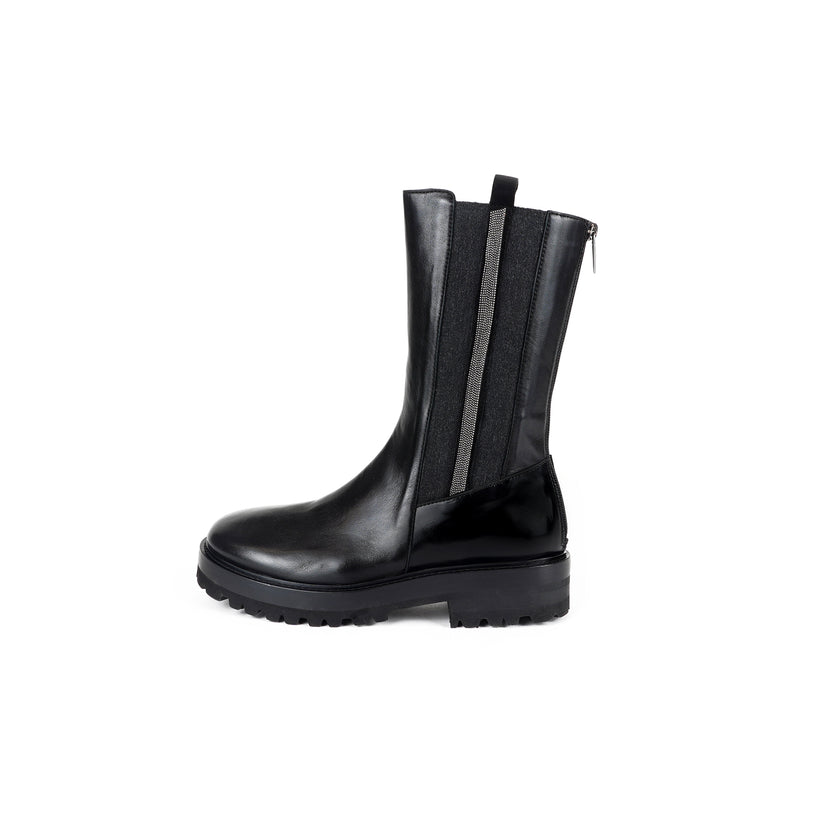 Viola Ricci Sally - Stivale In Pelle Nero