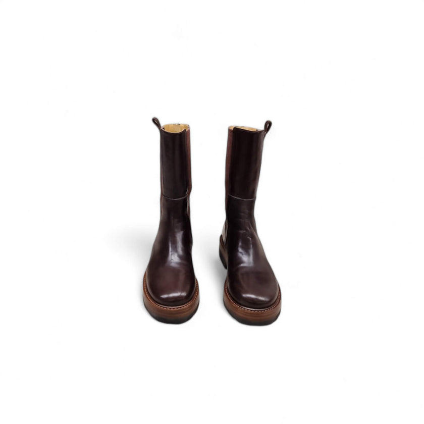 Viola Ricci Sally - Stivale In Pelle T.moro