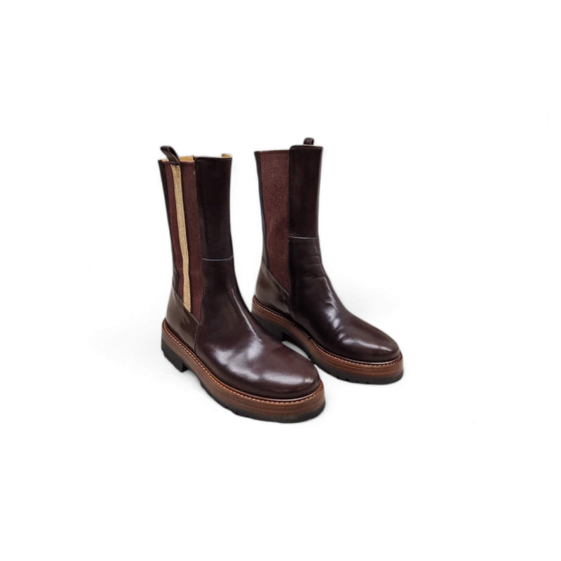 Viola Ricci Sally - Stivale in pelle T.moro