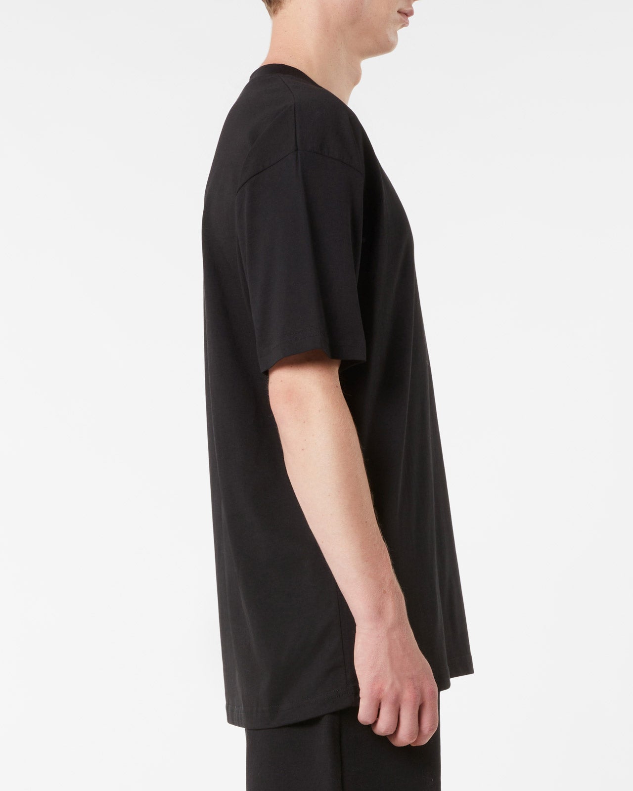 Vision Of Super BLACK T-SHIRT WITH EMBROIDERED FLAMING HEART