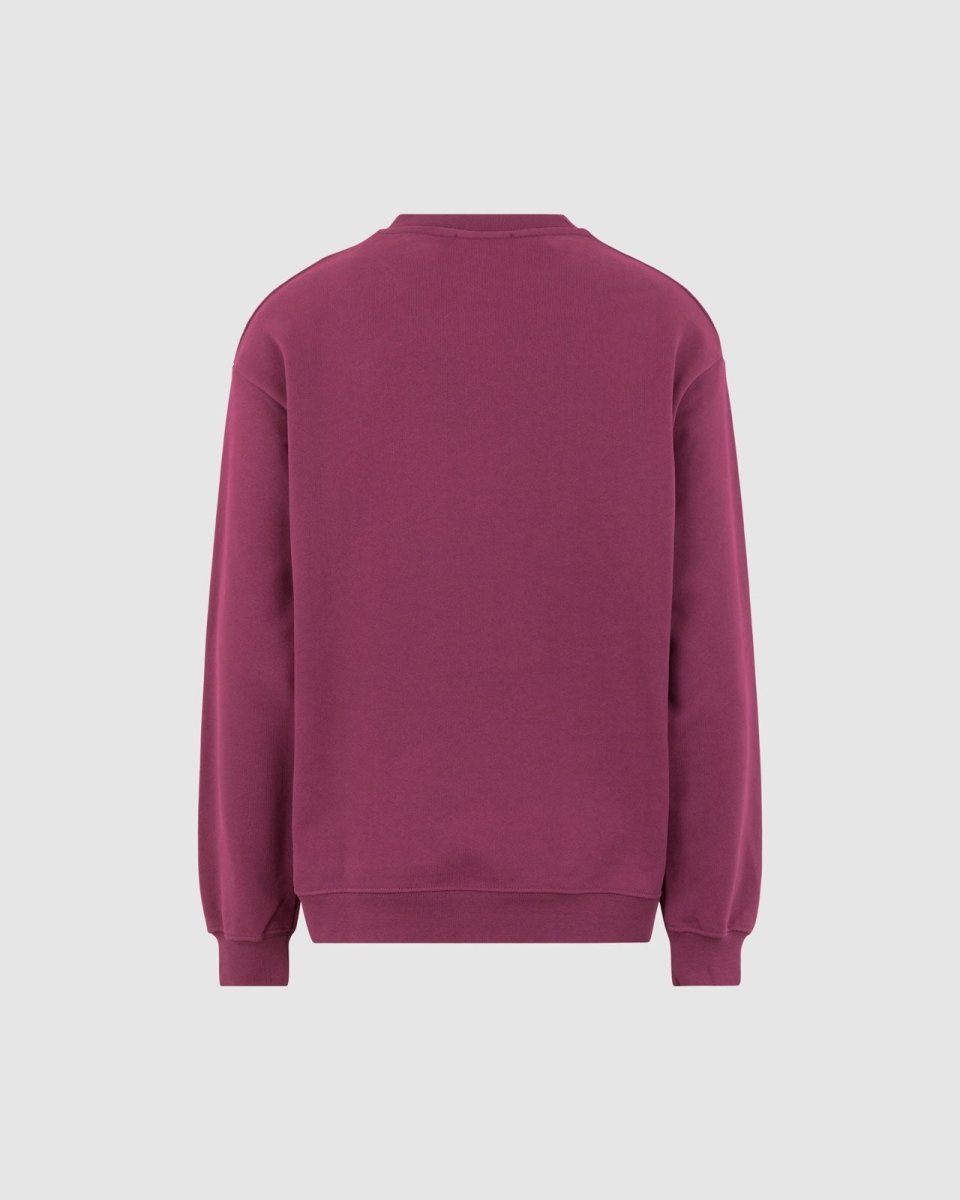 Vision Of Super GRAPE WINE CREWNECK WITH EMBROIDERED LOGO