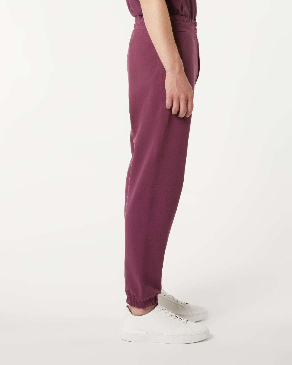 Vision Of Super GRAPE WINE PANTS WITH EMBROIDERED FLAMING HEART