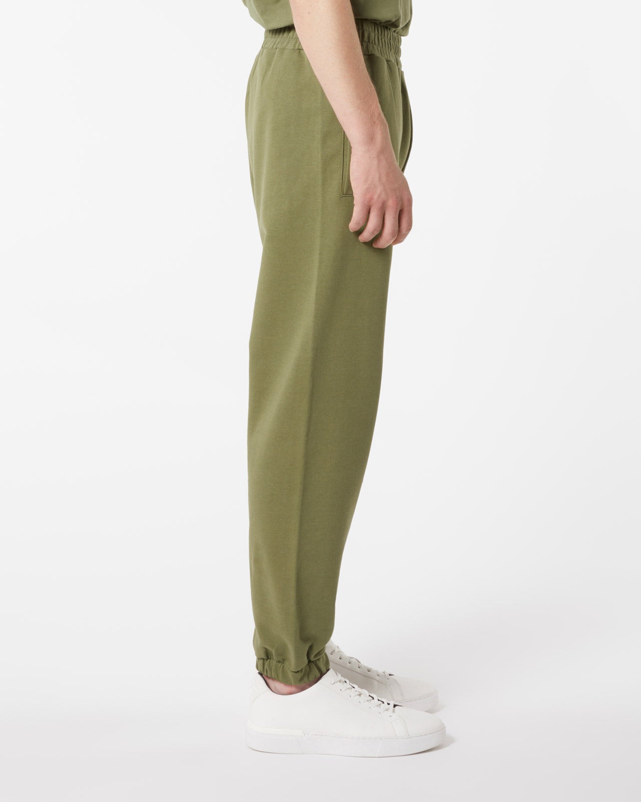 Vision Of Super GREEN PANTS WITH EMBROIDERED FLAMING HEART