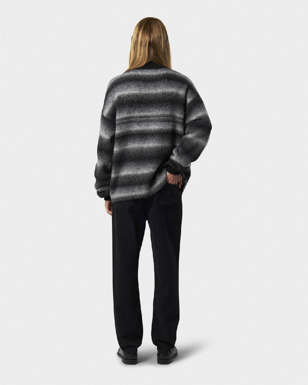 Vision Of Super LIGHT BLUE SHADED JUMPER WITH TRIBAL FLAMES PRINT