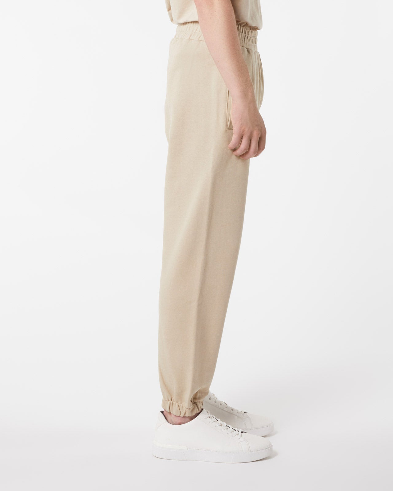 Vision Of Super LIGHT BROWN PANTS WITH EMBROIDERED FLAMING HEART