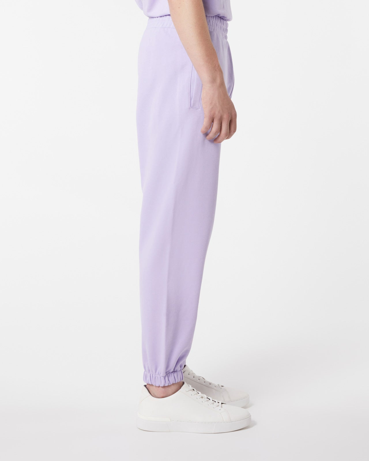 Vision Of Super LILAC PANTS WITH EMBROIDERED FLAMING HEART