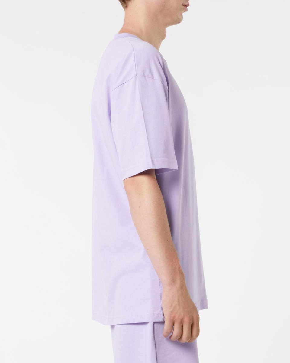 Vision Of Super LILAC T-SHIRT WITH EMBROIDERED FLAMING HEART