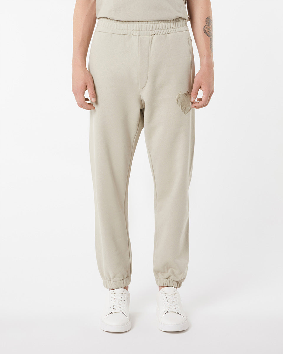 Vision Of Super LONDON FOG PANTS WITH EMBROIDERED FLAMING HEART