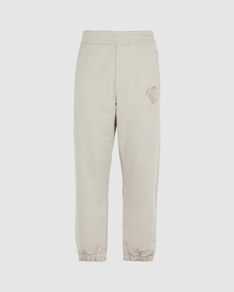 Vision Of Super LONDON FOG PANTS WITH EMBROIDERED FLAMING HEART