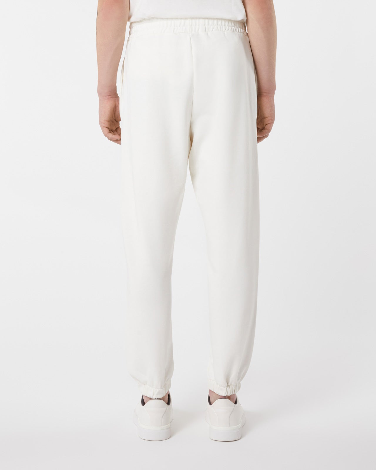 Vision Of Super OFF WHITE PANTS WITH EMBROIDERED FLAMING HEART