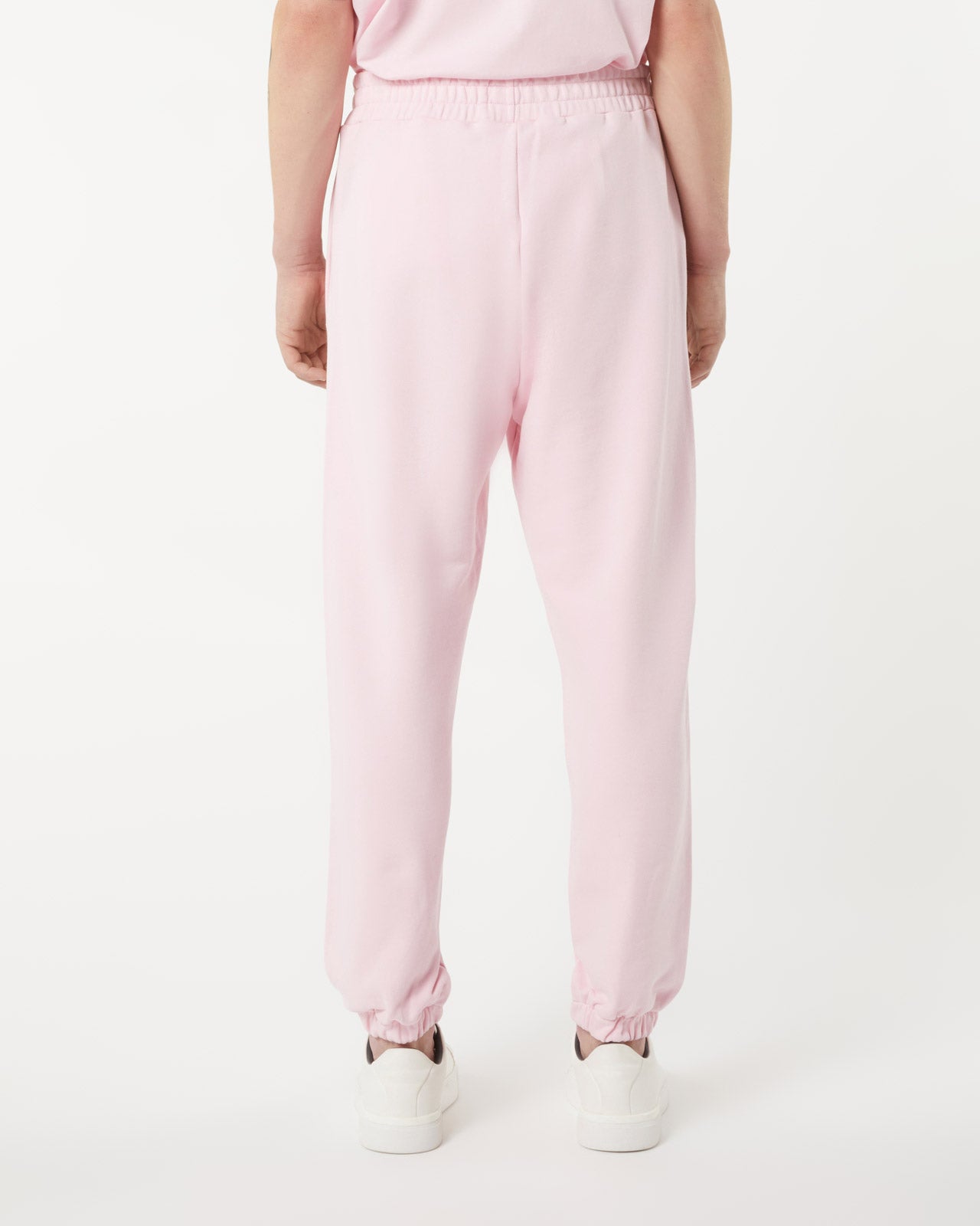 Vision Of Super PINK PANTS WITH EMBROIDERED FLAMING HEART