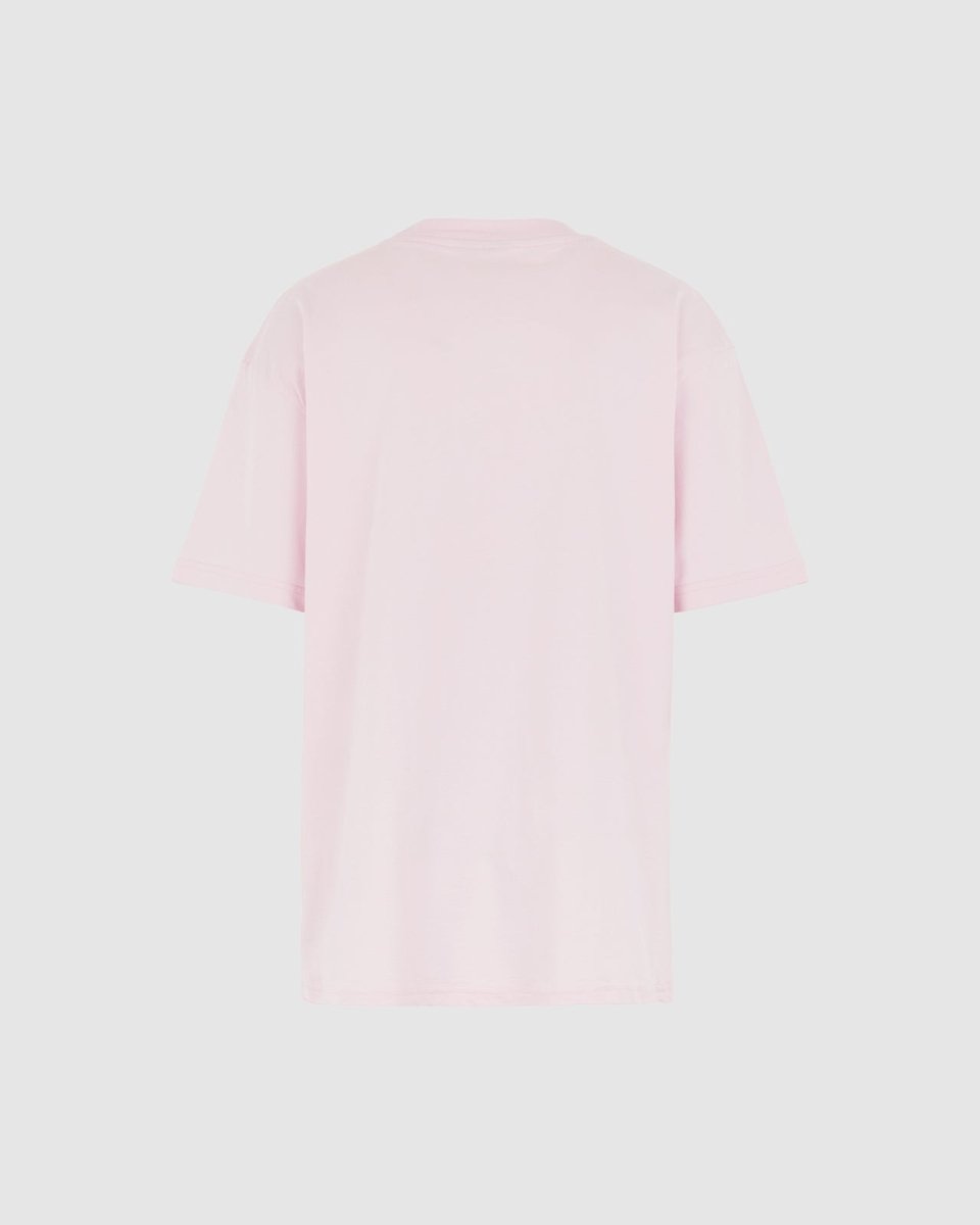 Vision Of Super PINK T-SHIRT WITH EMBROIDERED FLAMING HEART