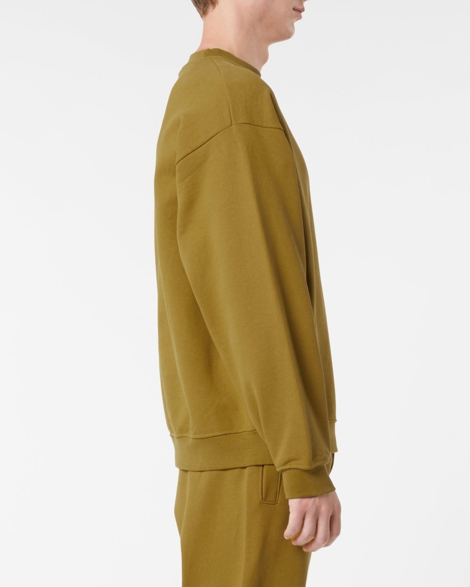 Vision Of Super PLANTATION CREWNECK WITH EMBROIDERED FLAMING HEART