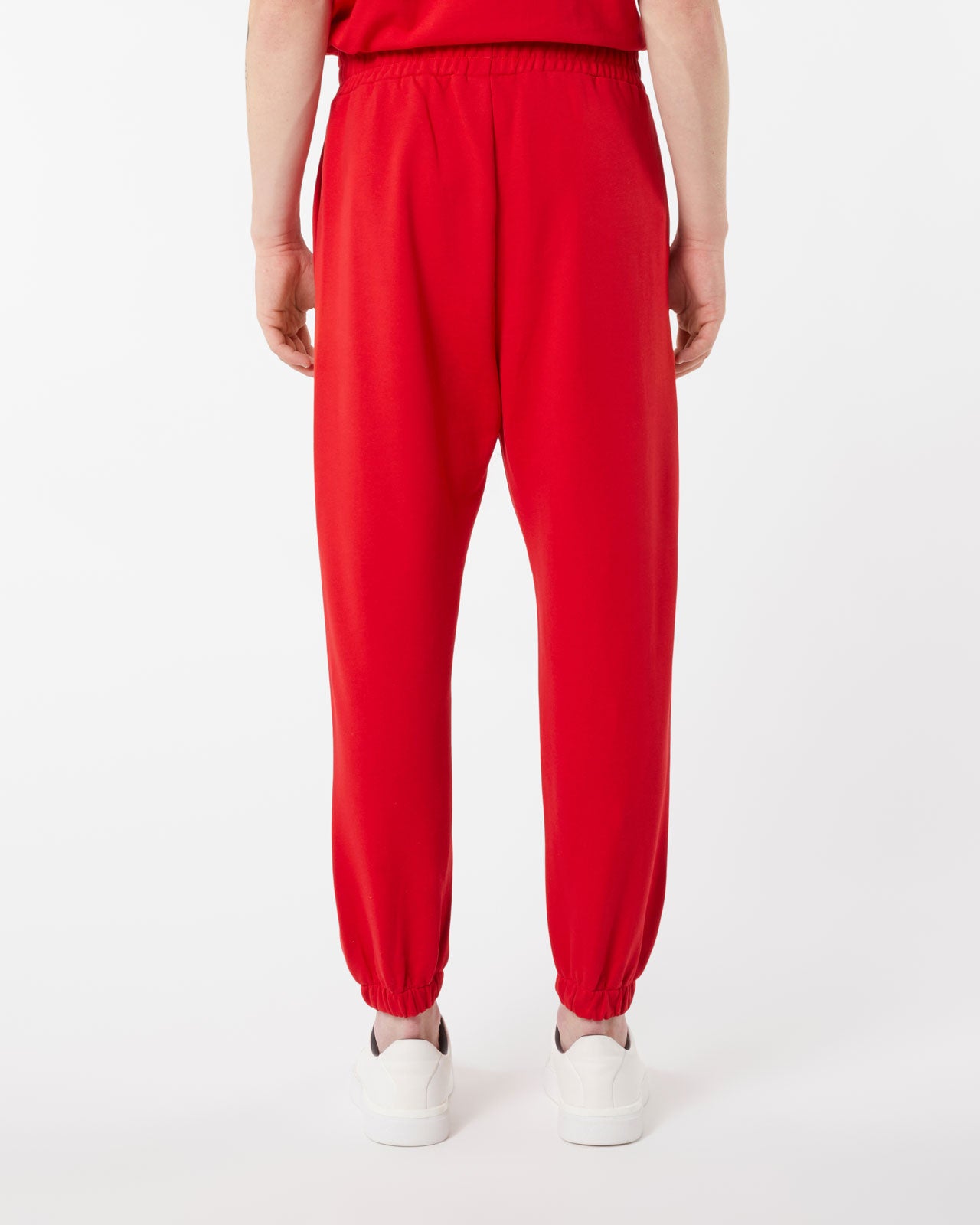 Vision Of Super RED PANTS WITH EMBROIDERED FLAMING HEART