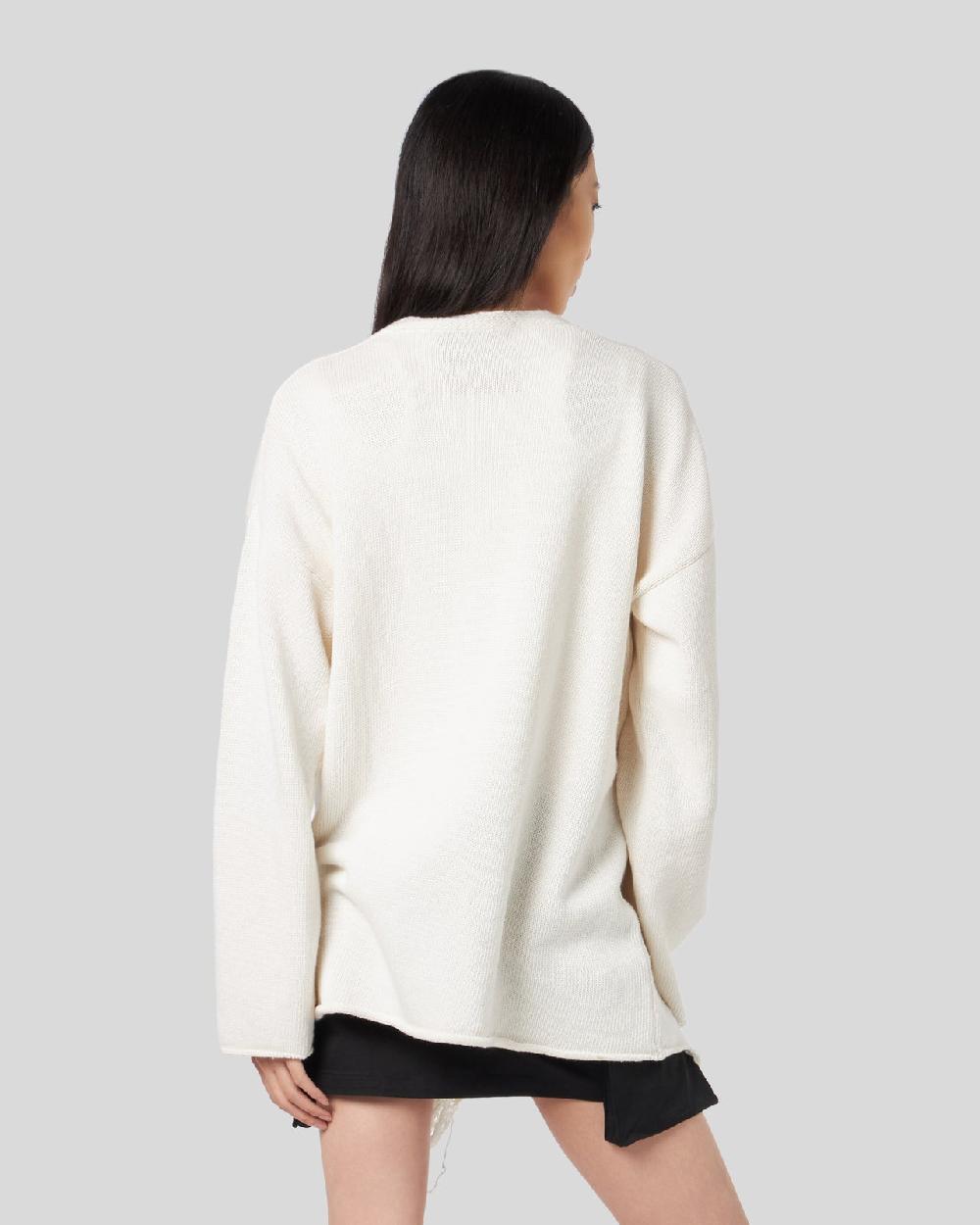 Vision Of Super SAND CARDIGAN WITH PRINTED TRIBAL FLAMES