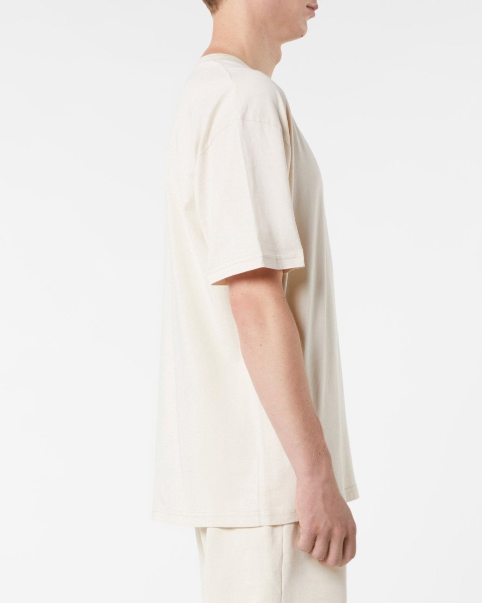 Vision Of Super SAND T-SHIRT WITH EMBROIDERED FLAMING HEART