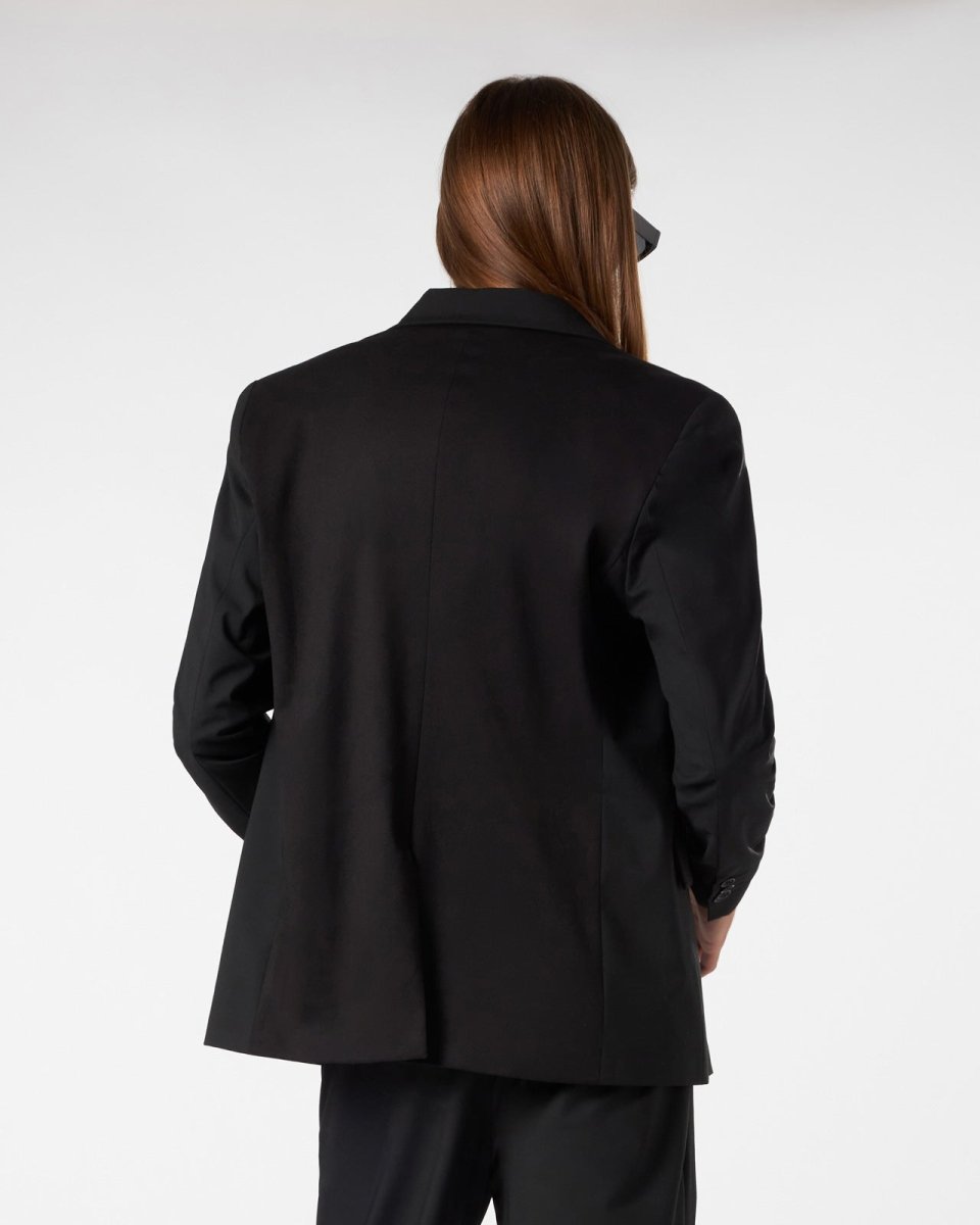 Vision Of Super BLACK BLAZER WITH INTERNAL FLAMES