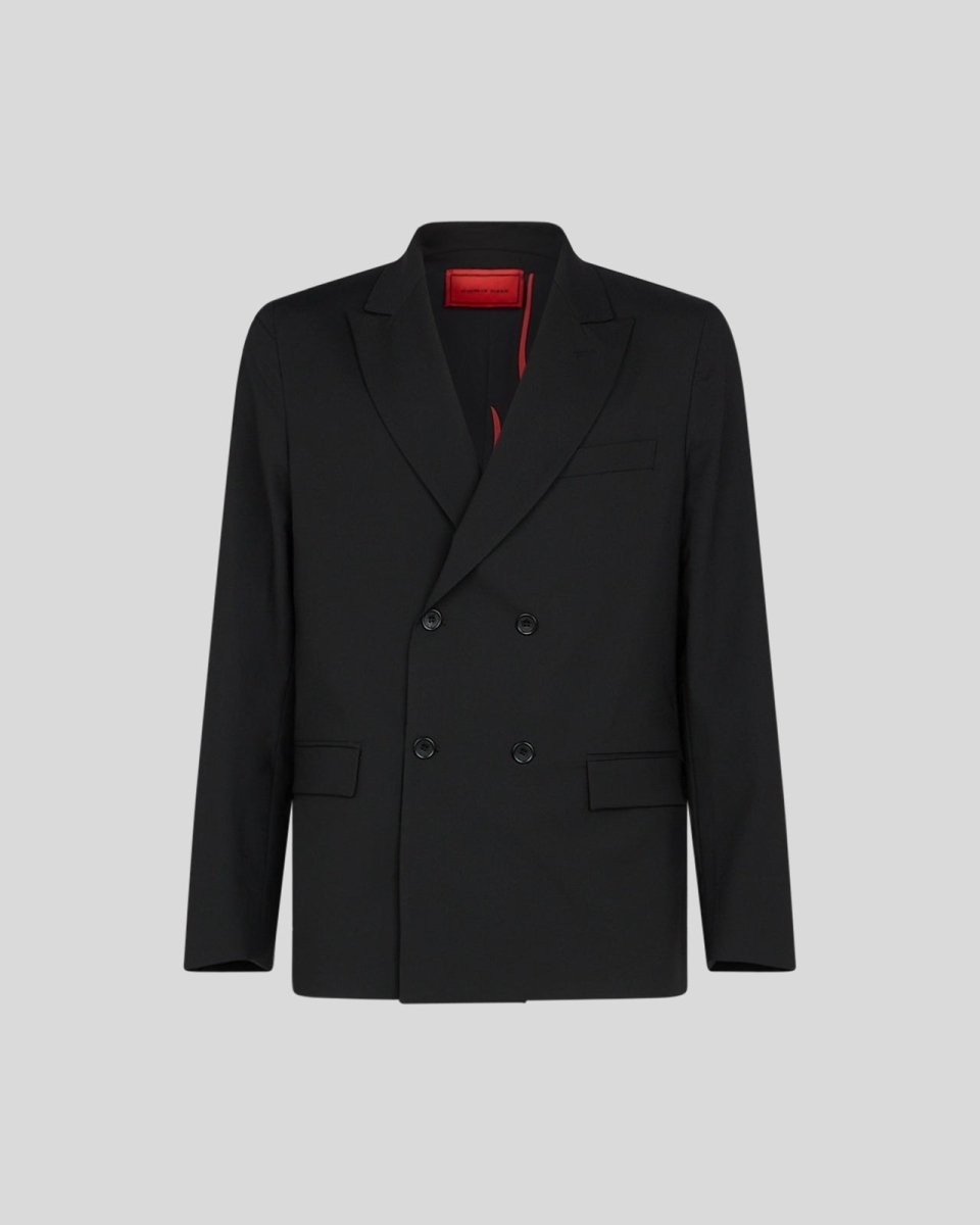 Vision Of Super BLACK BLAZER WITH INTERNAL FLAMES Vision Of Super BLACK BLAZER WITH INTERNAL FLAMES