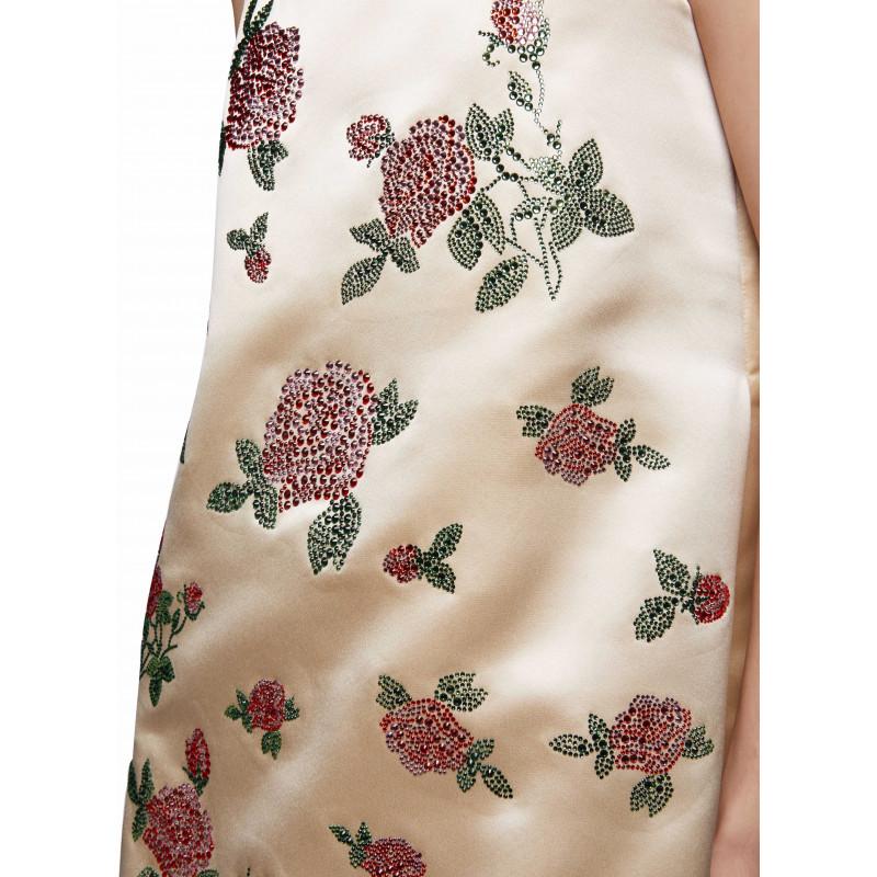 Vivetta ABITO CORTO CON ROSE STRASS