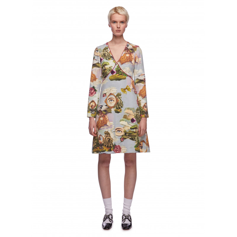 Vivetta ABITO IN CADY STAMPATO