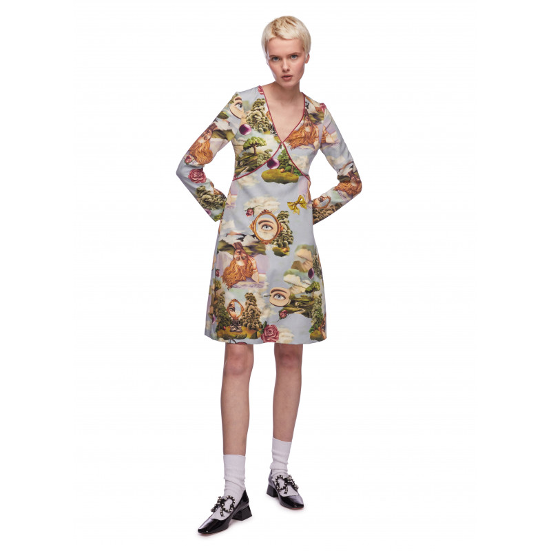 Vivetta ABITO IN CADY STAMPATO