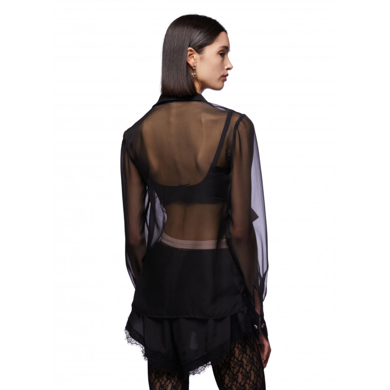 Vivetta CAMICIA CHIFFON CON FIOCCO