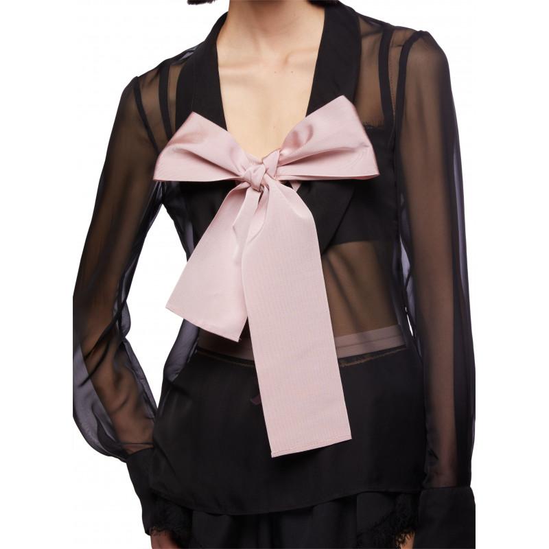 Vivetta CAMICIA CHIFFON CON FIOCCO