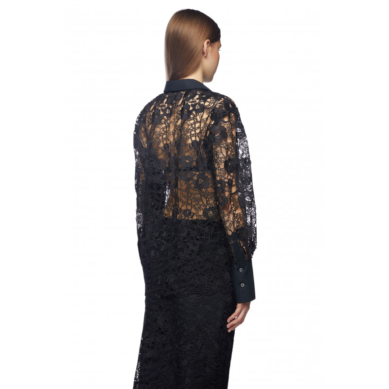 Vivetta CAMICIA IN PIZZO FLOREALE