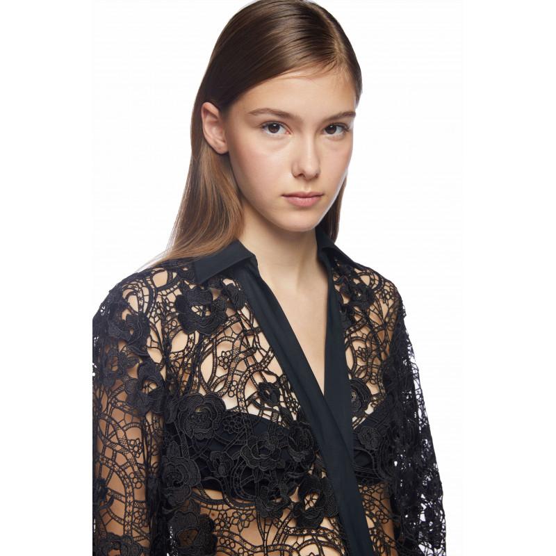 Vivetta CAMICIA IN PIZZO FLOREALE