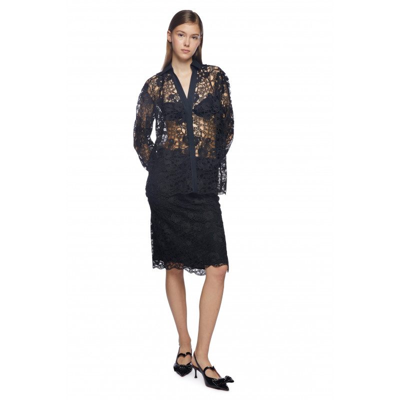 Vivetta CAMICIA IN PIZZO FLOREALE