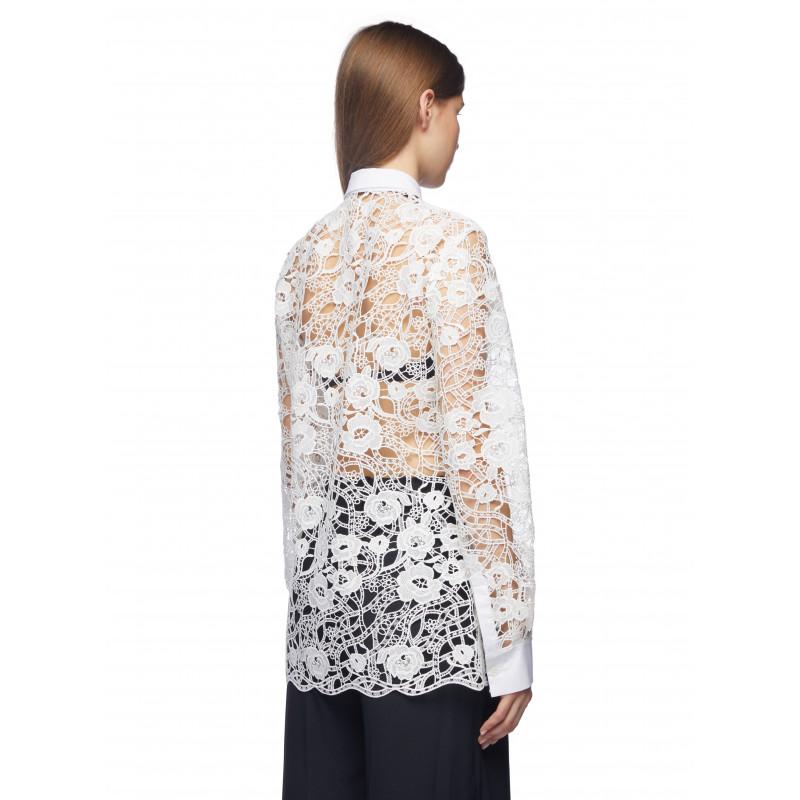 Vivetta CAMICIA IN PIZZO FLOREALE