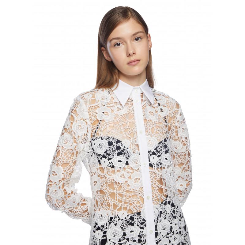 Vivetta CAMICIA IN PIZZO FLOREALE
