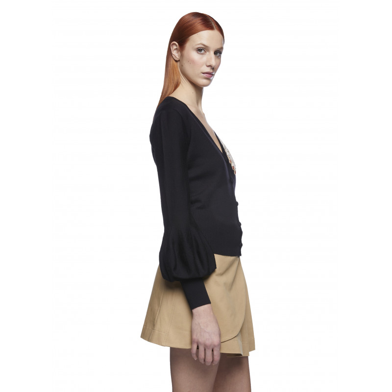 Vivetta CARDIGAN CON MANO STRASS