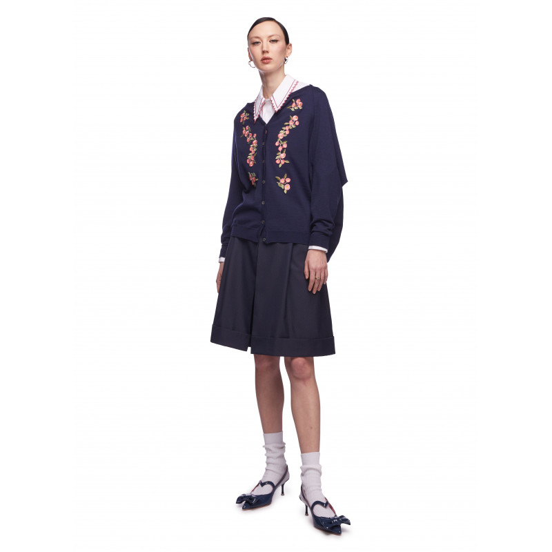 Vivetta CARDIGAN OVERSIZE RICAMATO