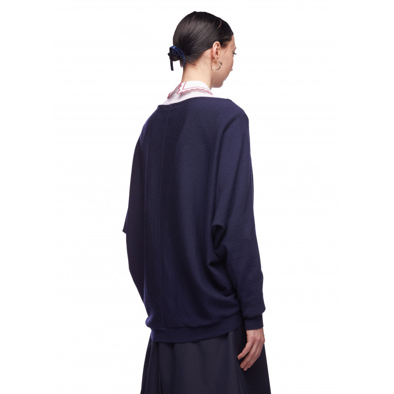 Vivetta CARDIGAN OVERSIZE RICAMATO