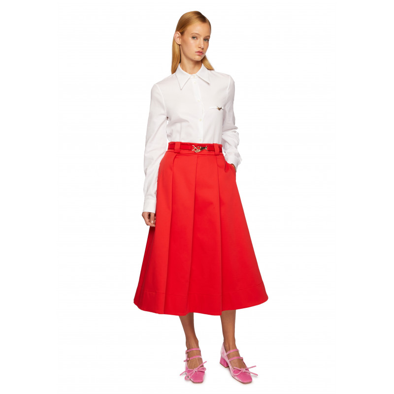 Vivetta GONNA A PIEGHE GABARDINE