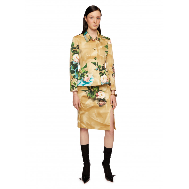 Vivetta GONNA PENCIL STAMPA VASI E FIORI