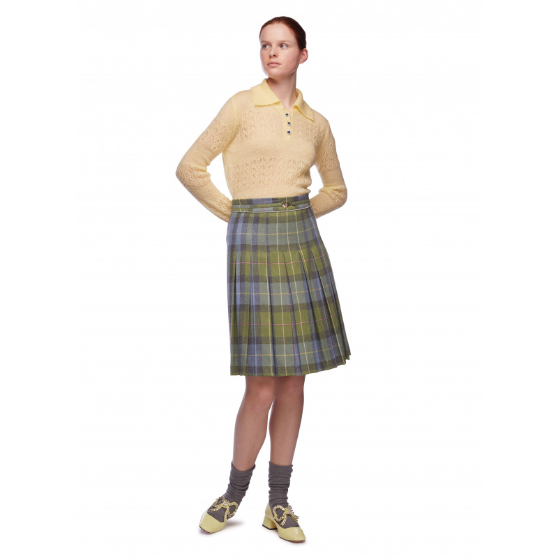 Vivetta GONNA TARTAN A PIEGHE